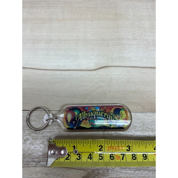 Vintage Albuquerque Key Chain Travel Suvenir - Picture 2 of 3